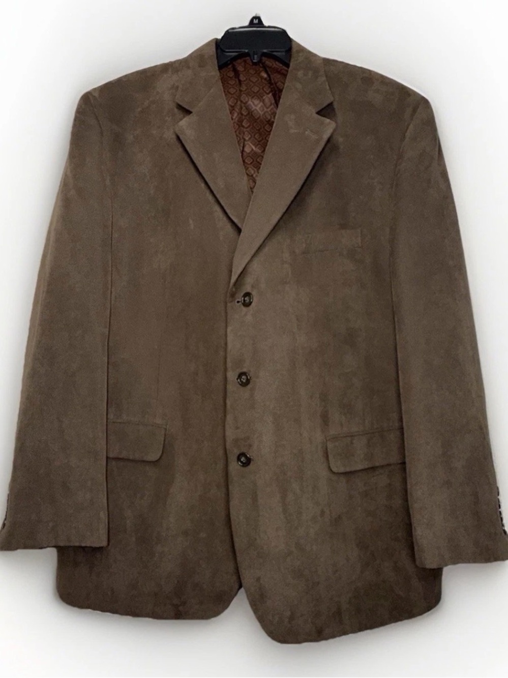 Ralph Lauren Blue Label Brown Suede Men’s Blazer Sports Coat Jacket Size 42R